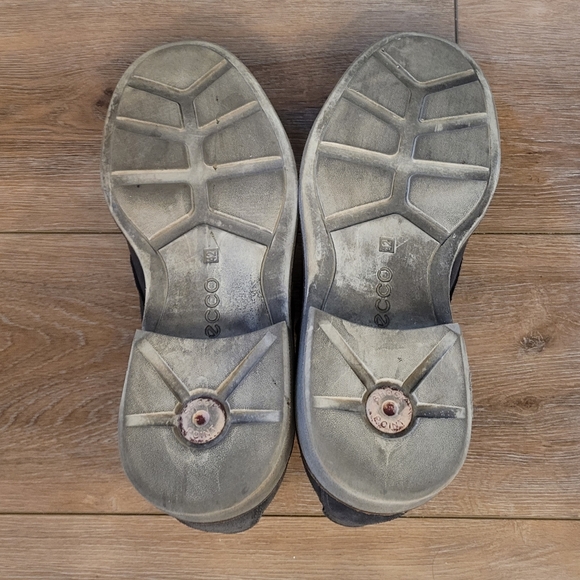 ECCO Gray Suede Oxford Shoe Men's Size 42 EU - Picture 5 of 7